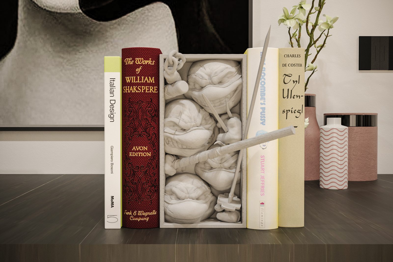 #501 TMNT Book Nook and Wall Mount — vue 6