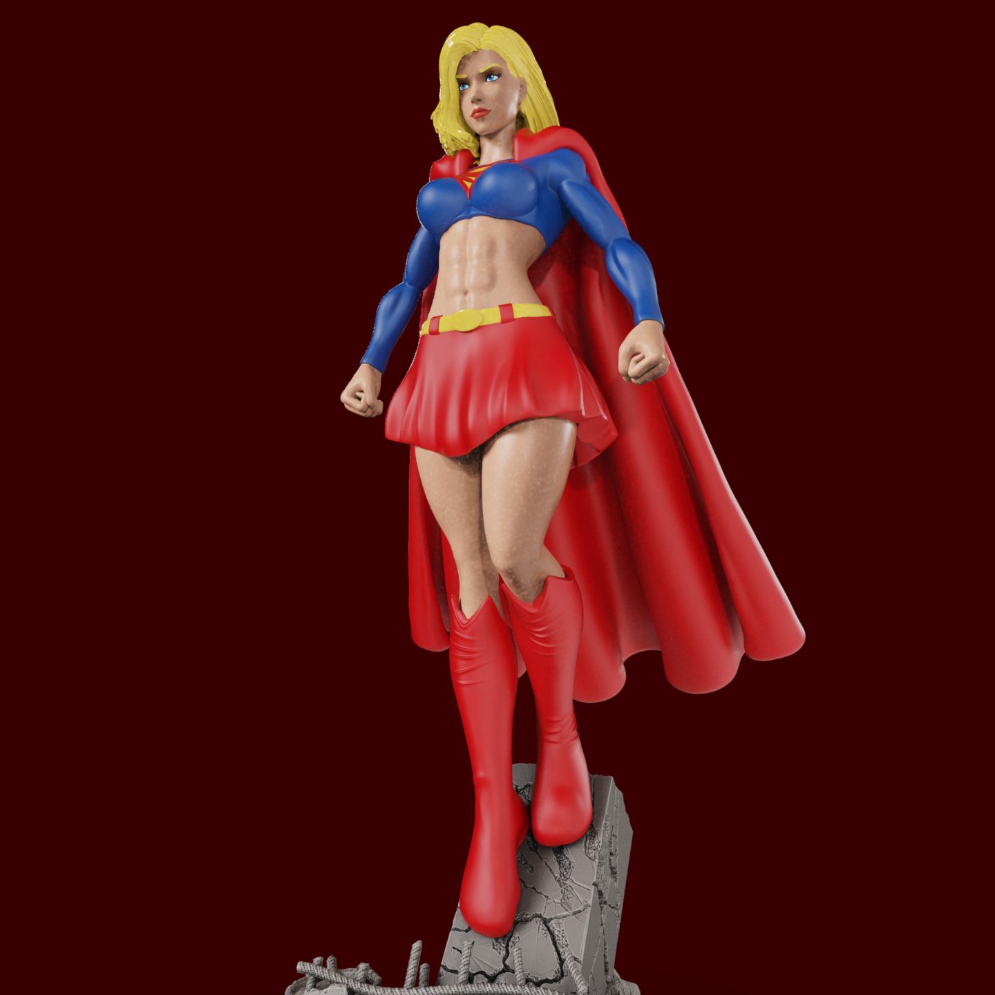 #503 Supergirl Bombshell (Pin-Up) 2 Prints color non — vue 8