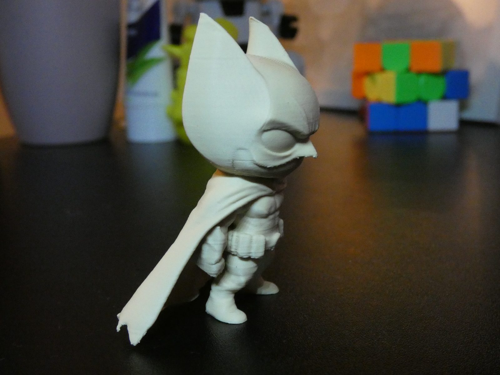 #532 Chibi Batman Statue - Cute Superhero Figure — vue 4