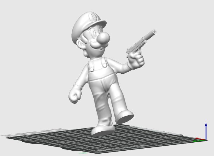 #542 Plumber Brother Assassin (Luigi The Adjuster) — vue 3