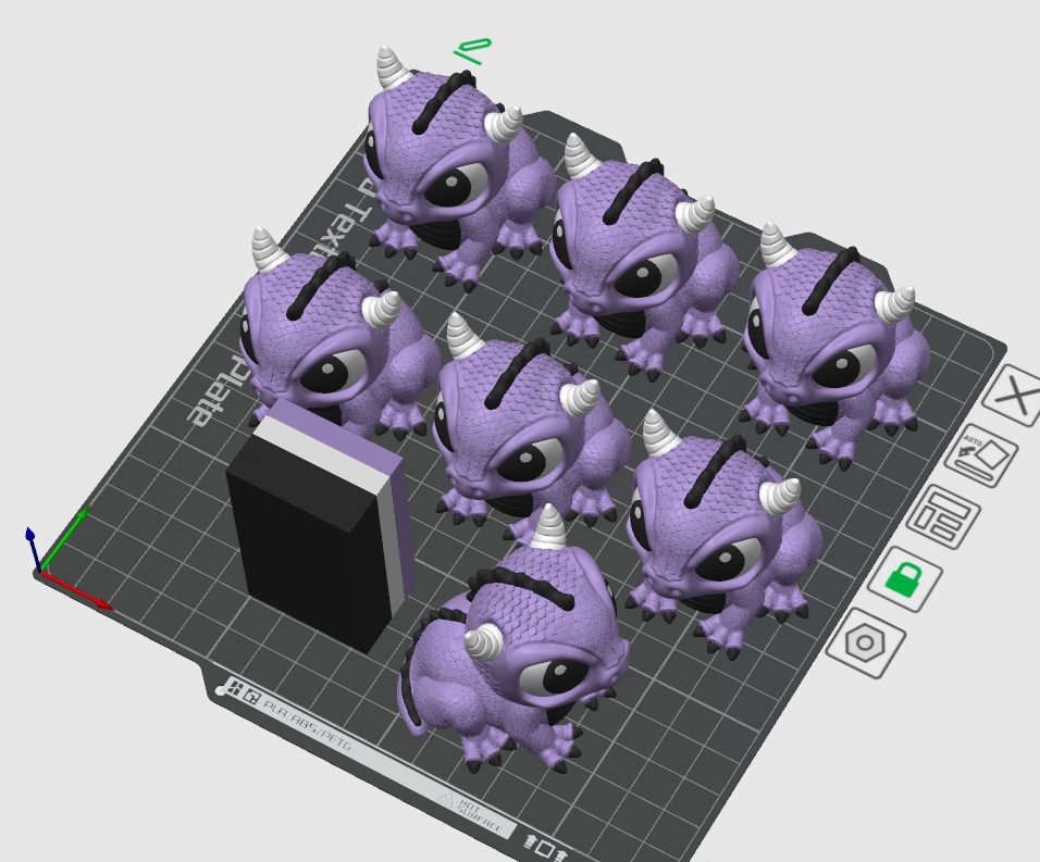 #564 Adorable Baby Dragon No Supports — vue 11