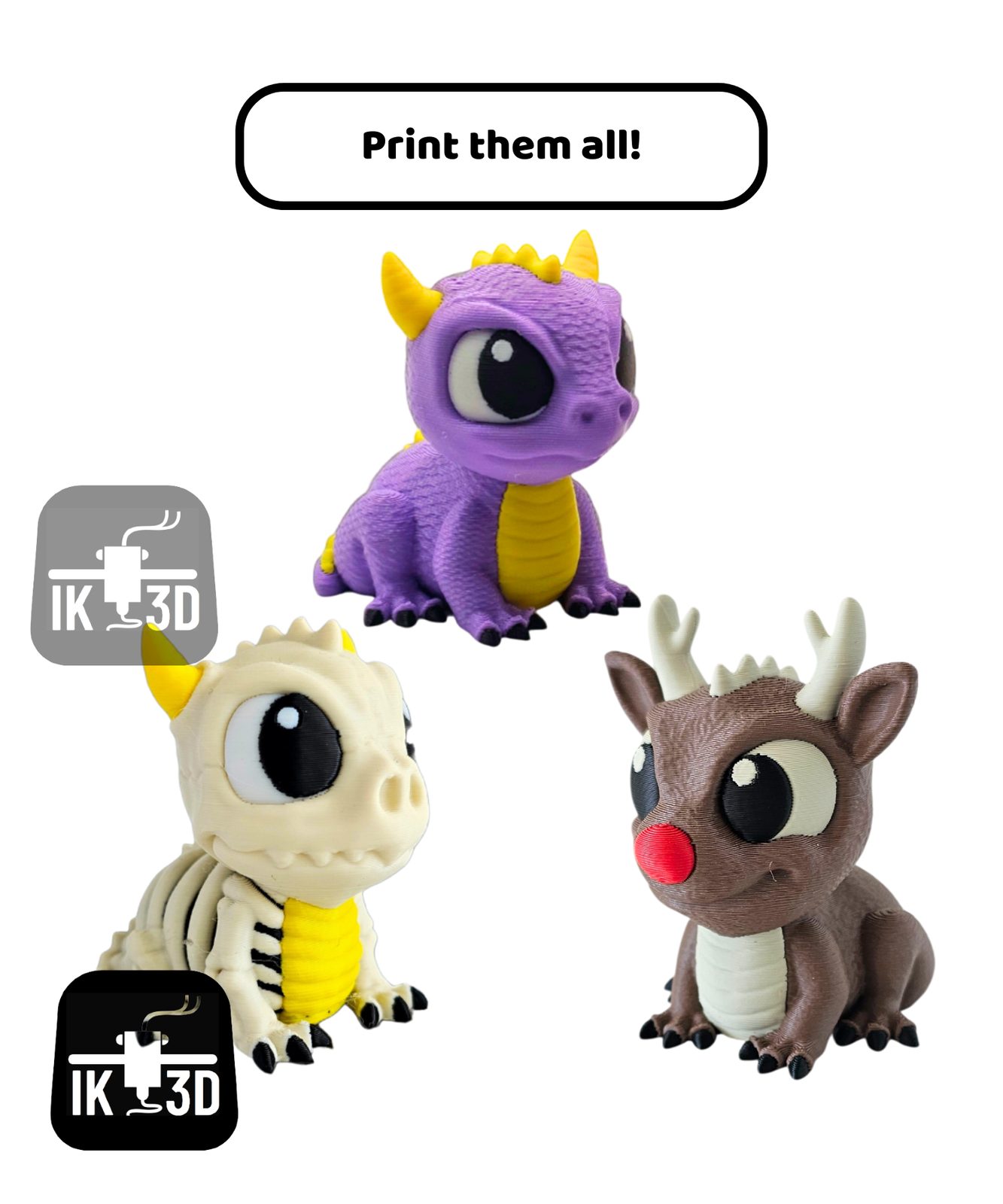 #564 Adorable Baby Dragon No Supports — vue 16