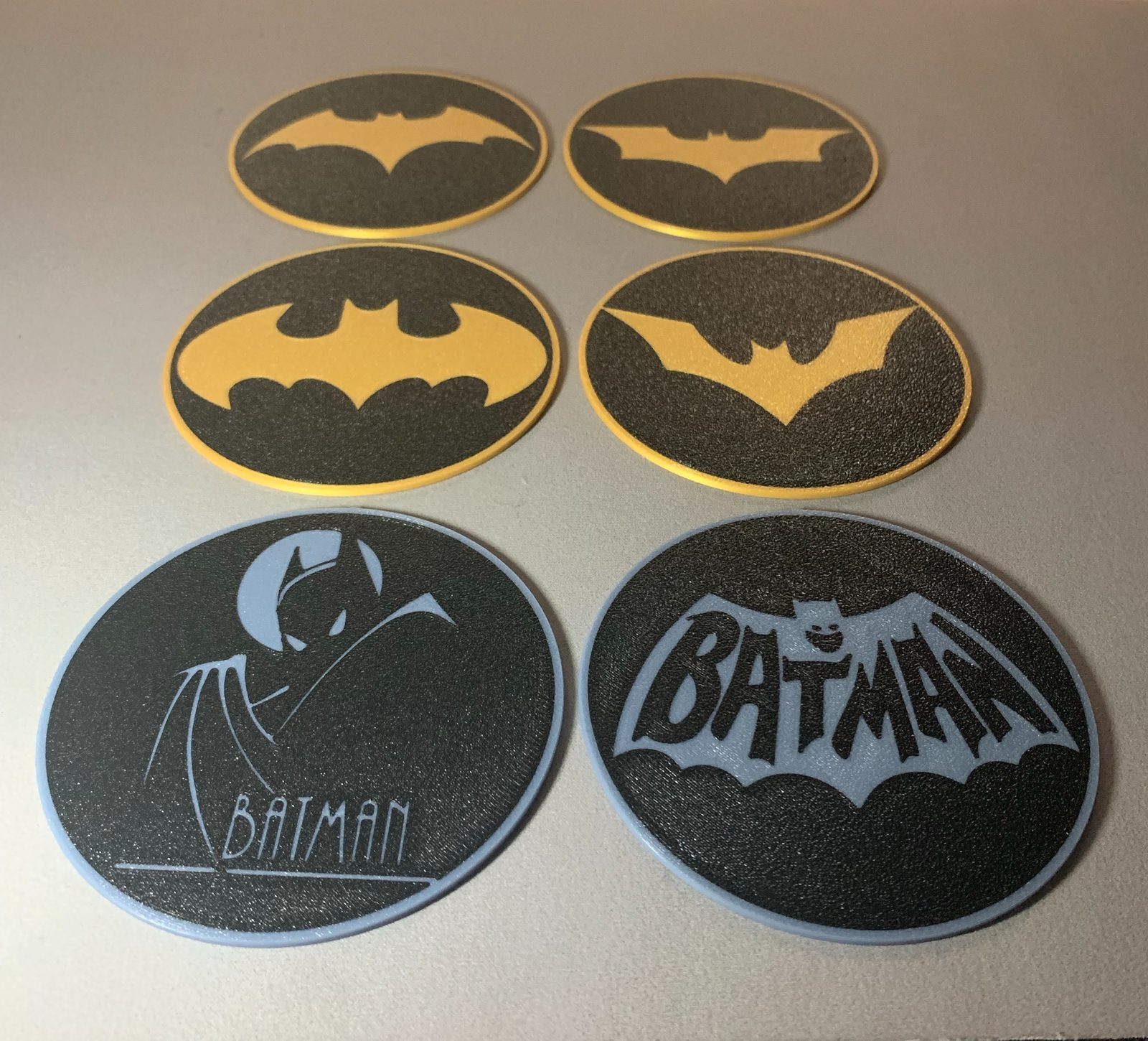 #565 Batman Coasters Set of 6 — vue 4