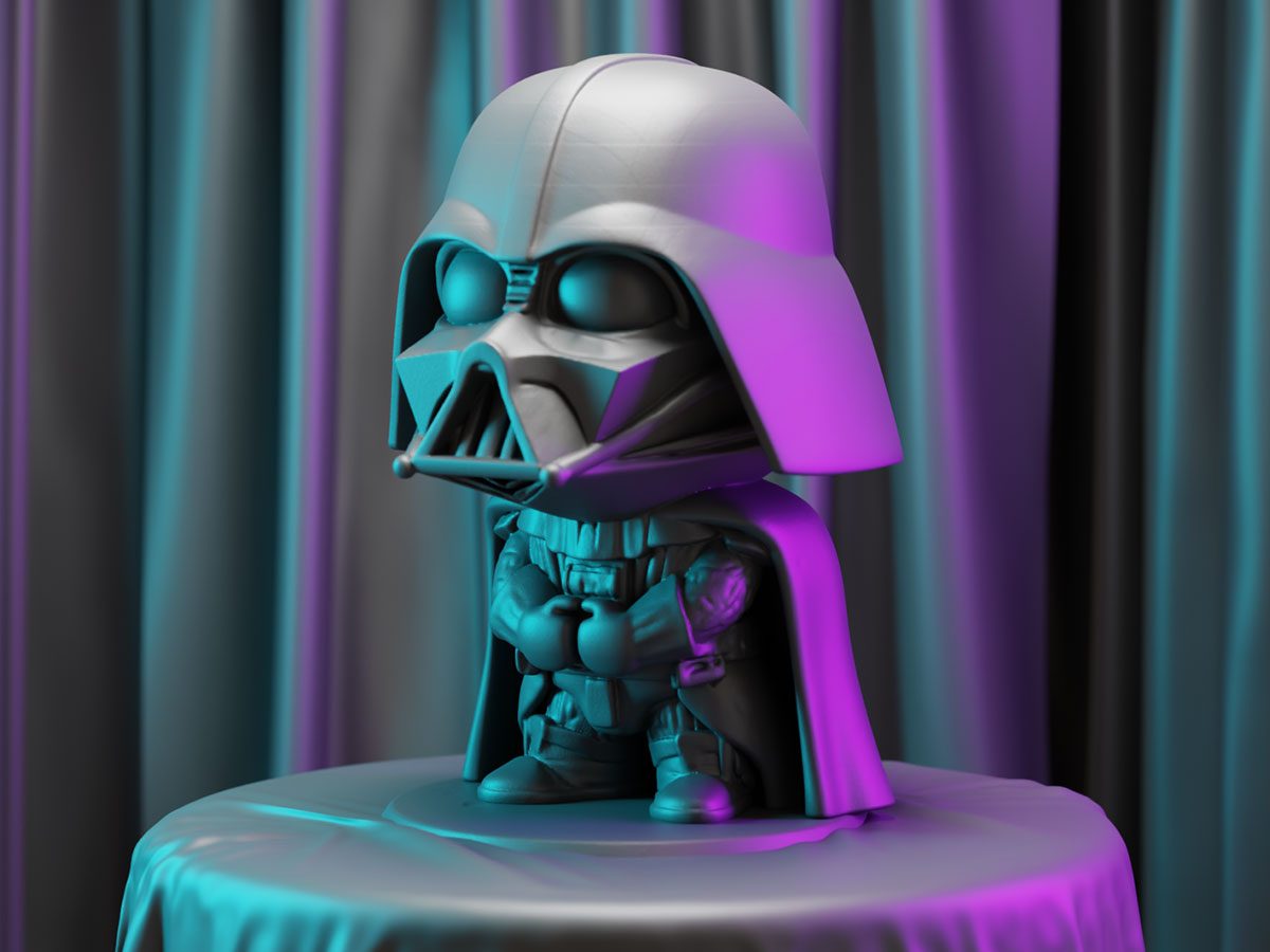 #568 Darth Vader inspired Chibi Figure — vue 3