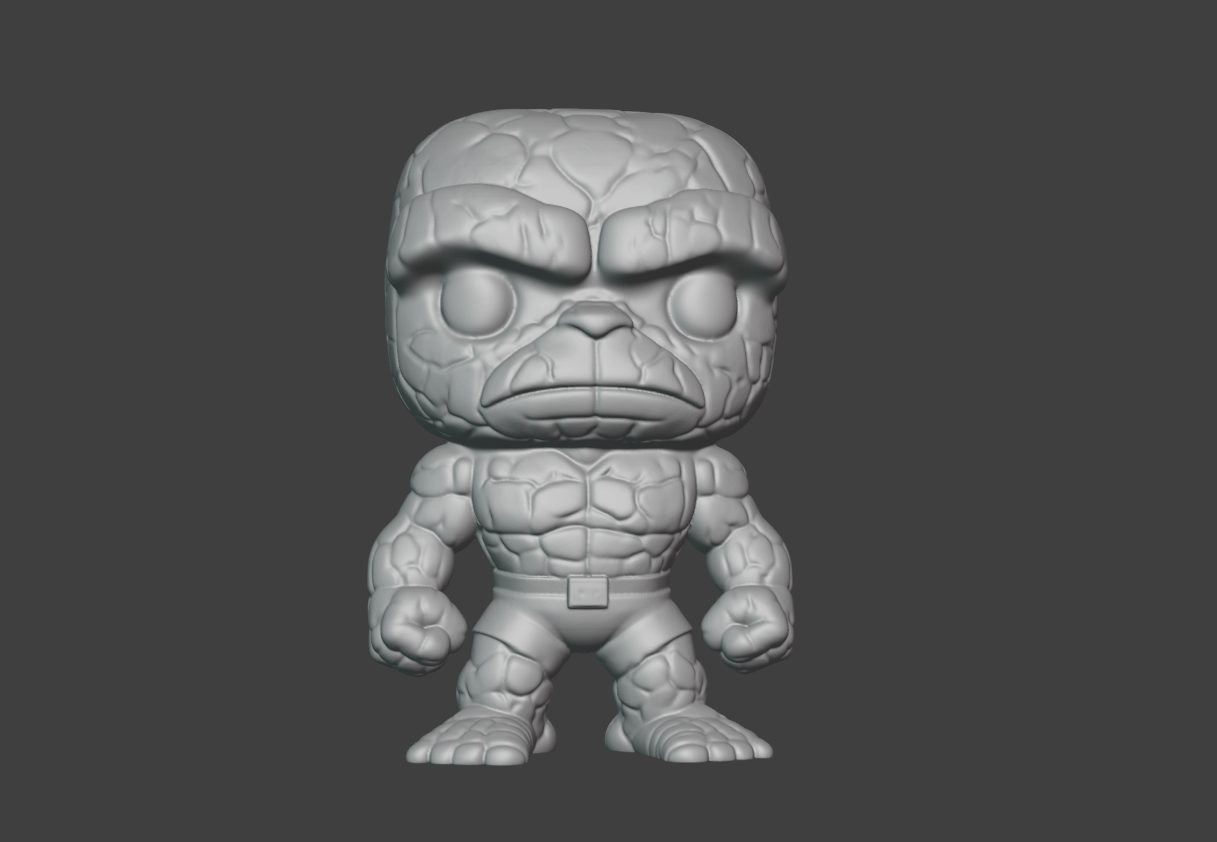 #587 The Thing (Marvel), Pop! style - AMS ready — vue 4