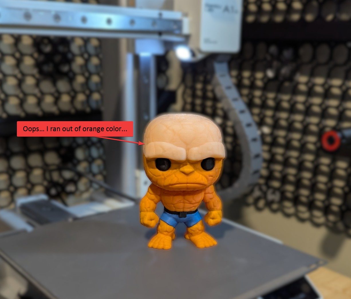 #587 The Thing (Marvel), Pop! style - AMS ready — vue 5