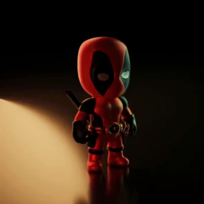 #608 Cute Deadpool Statue - Big Head — vue 4