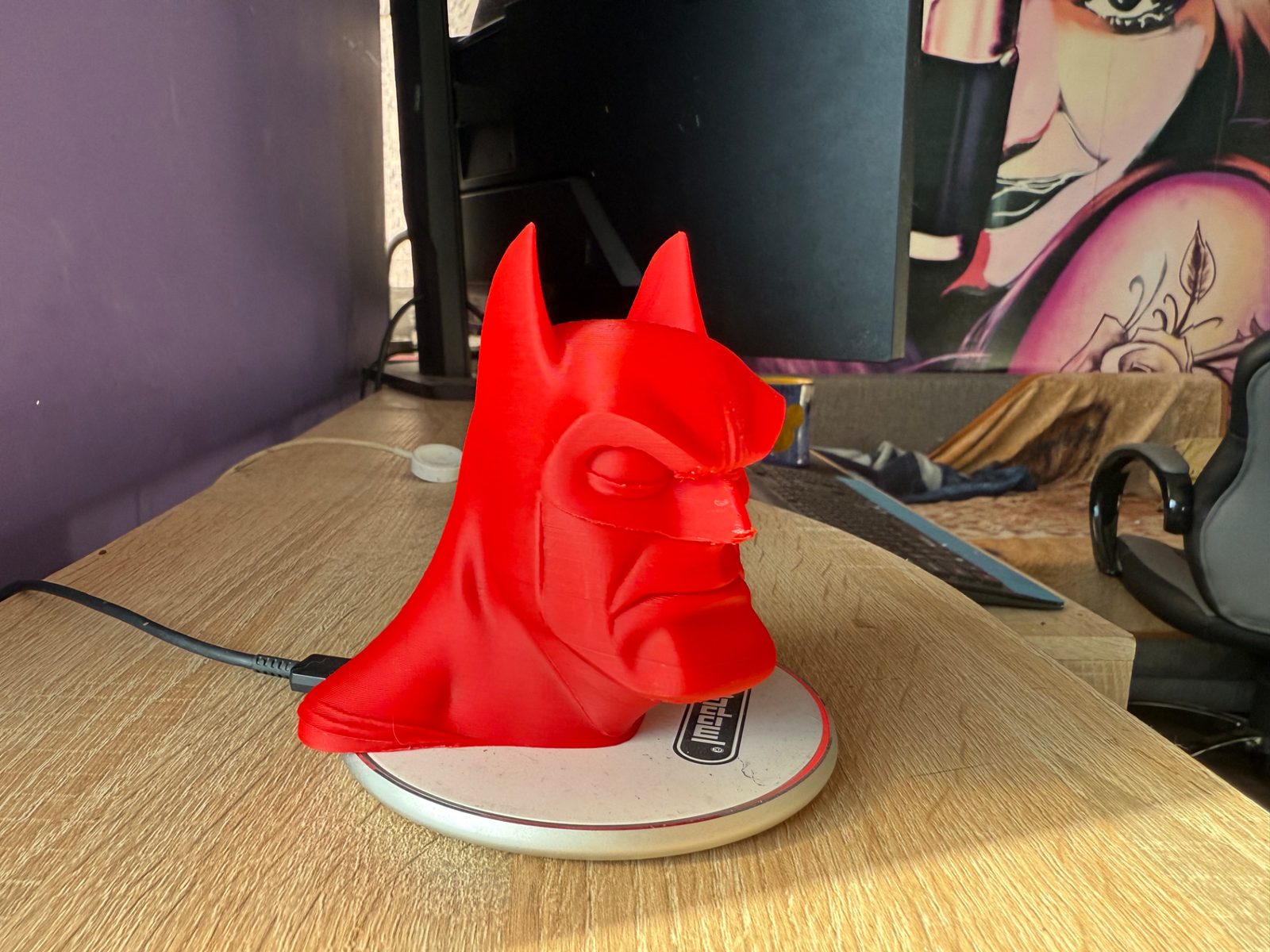#620 Heavy metal Batman bust — vue 4