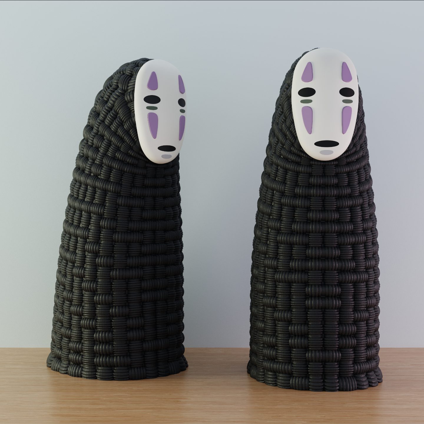 #637 Spirited Away No-Face Kaonashi Crochet Style — vue 1