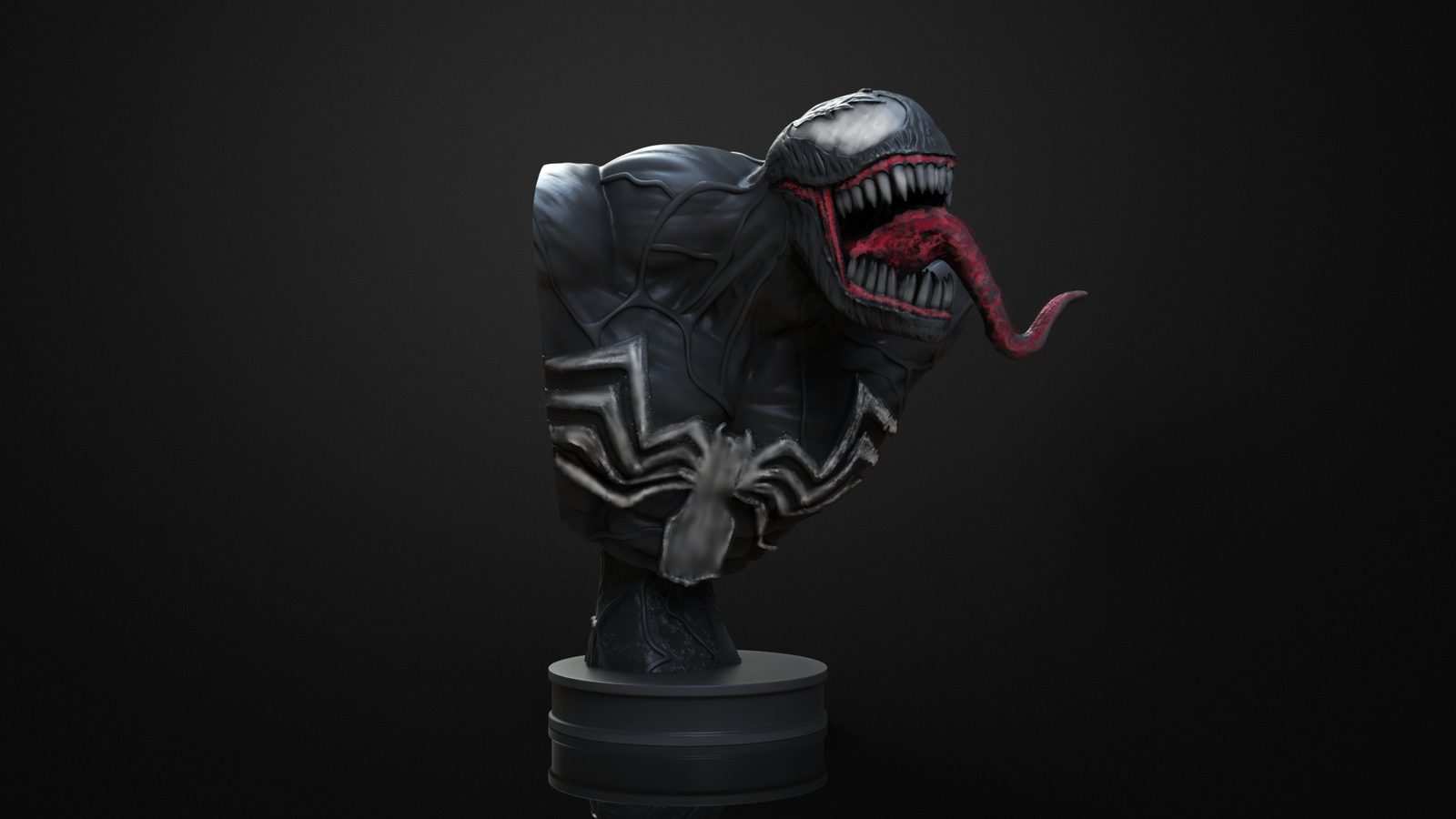 #654 Venom Bust — vue 4