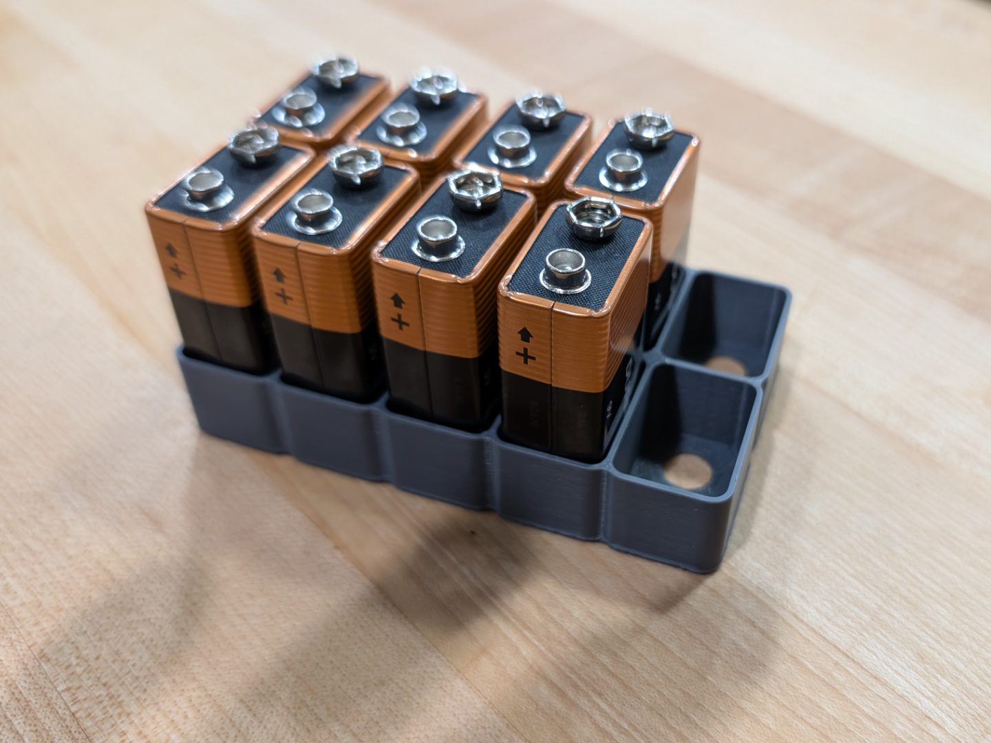 #686 9V Battery Holder - Parametric — vue 1