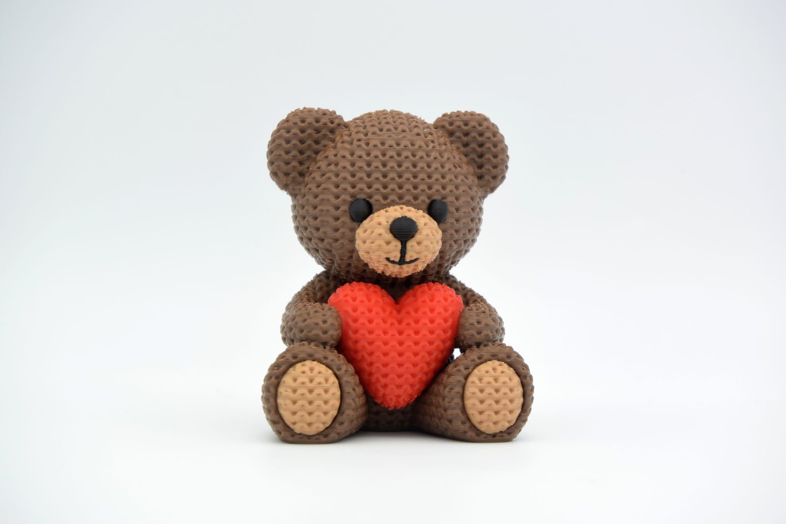 #697 Knitted Valentine's Day Teddy Bear — vue 16