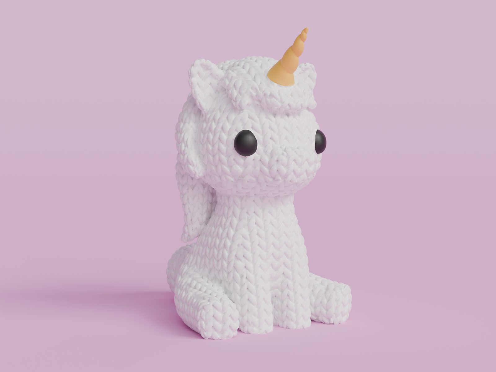 #706 Knitted Unicorn — vue 5