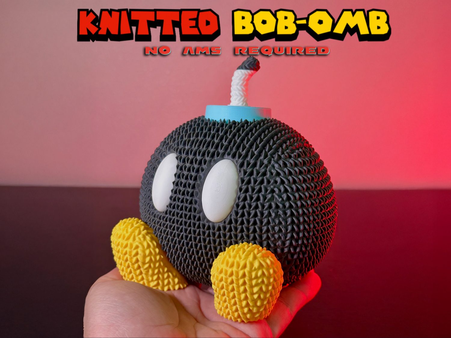 #724 Cute Knitted Super Mario Bob-omb — vue 5