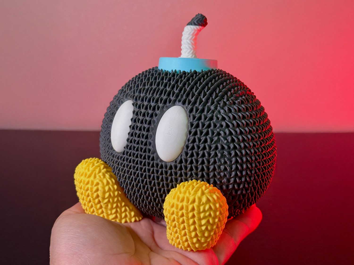 #724 Cute Knitted Super Mario Bob-omb — vue 6