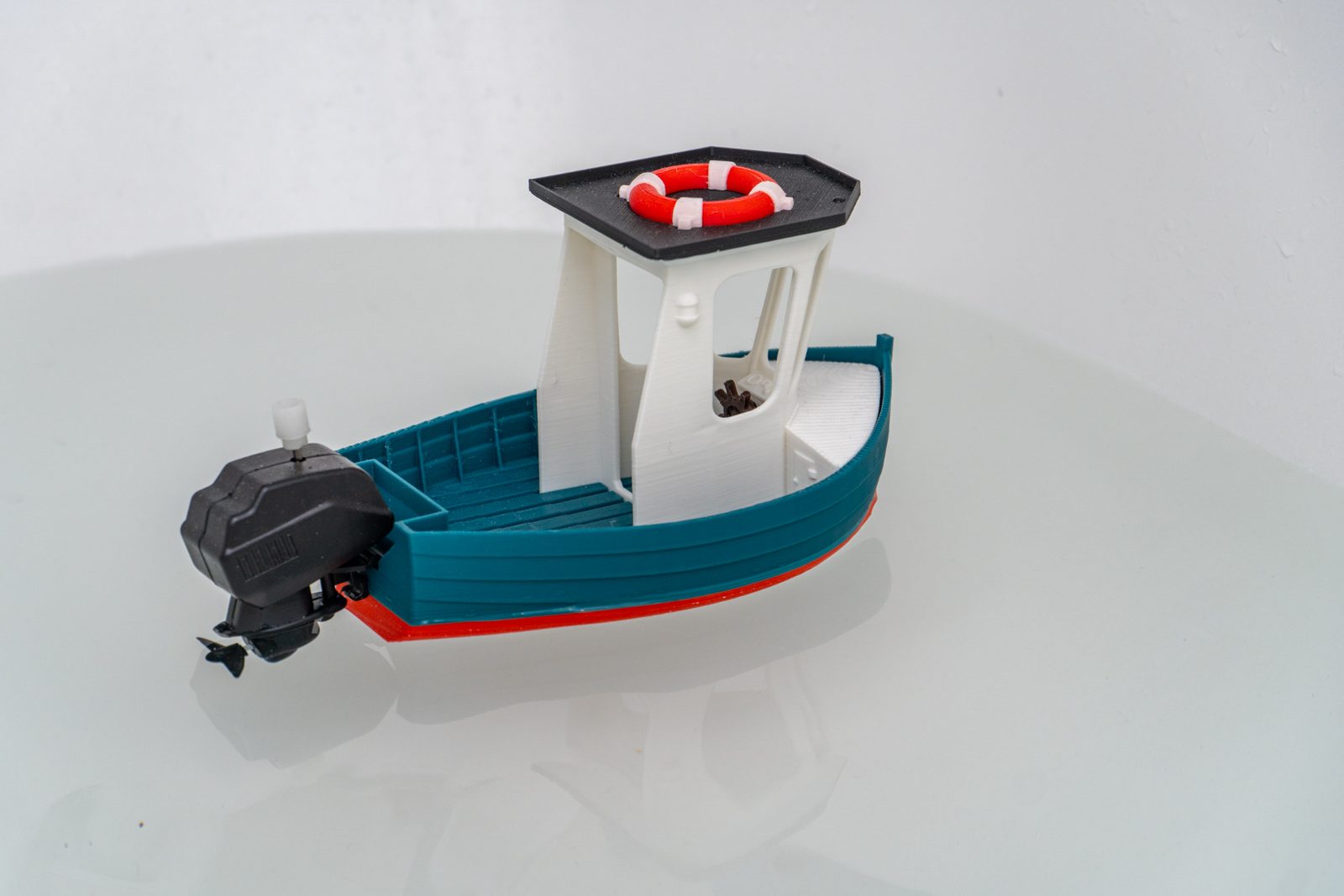 #737 Boat Model 010 - The windup-motor boat — vue 21