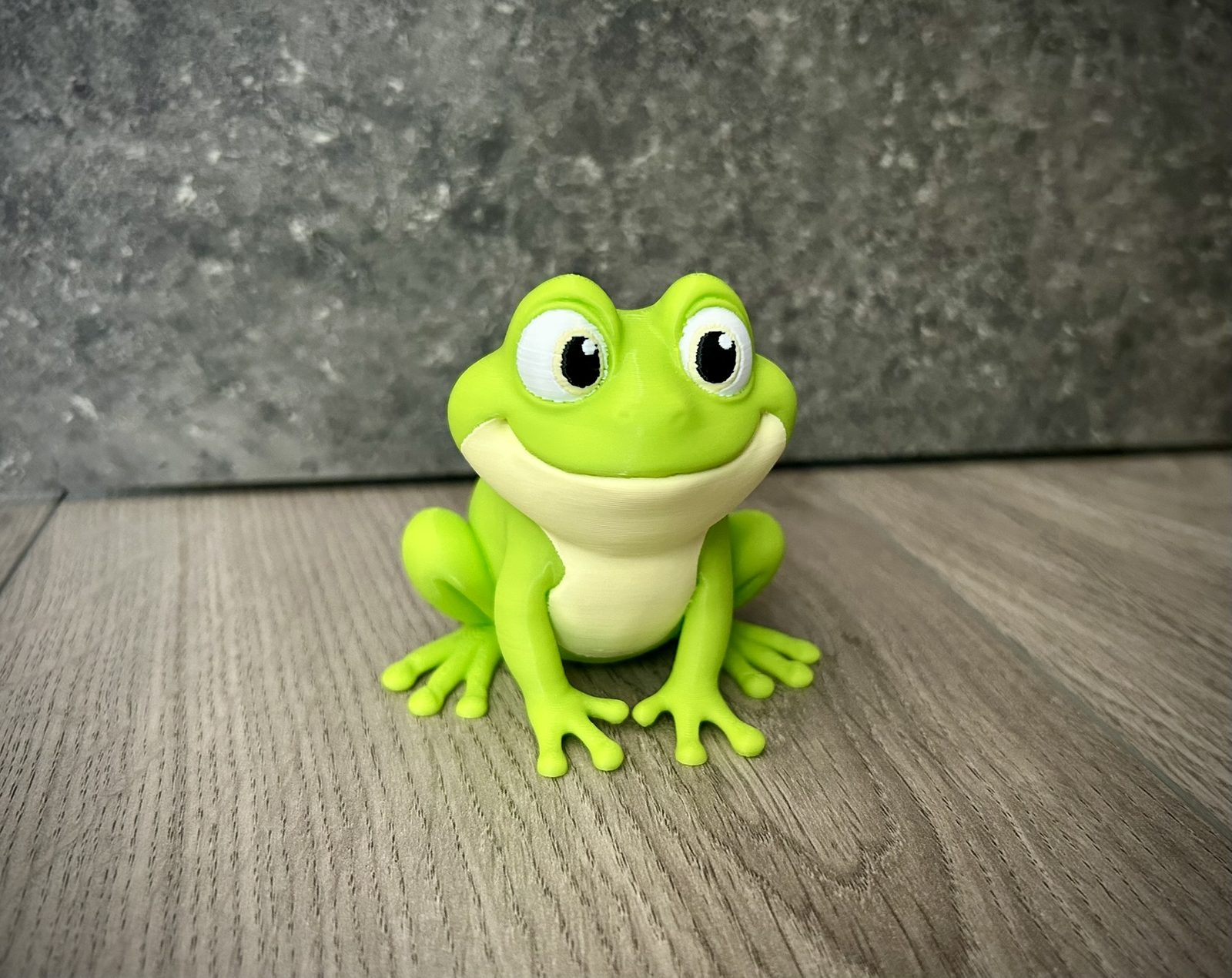 #751 Happy Cute Frog Toy Figurine AMS — vue 5