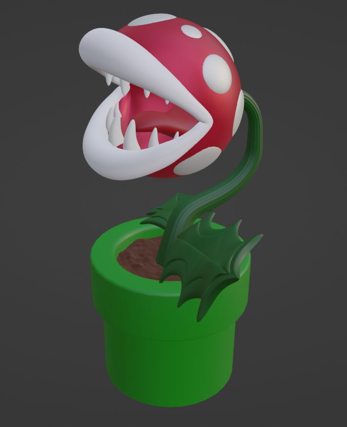 #762 Mario Piranha Plant — vue 2