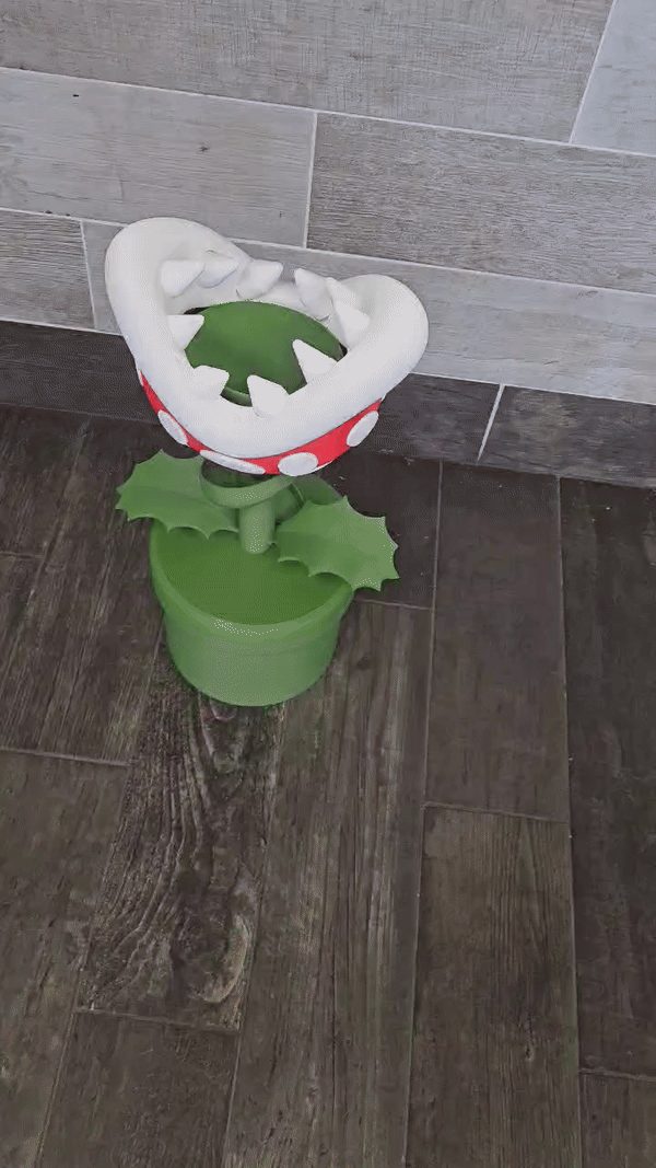 #764 Mario Piranha Plant Large Spiral Piggy Bank — vue 4