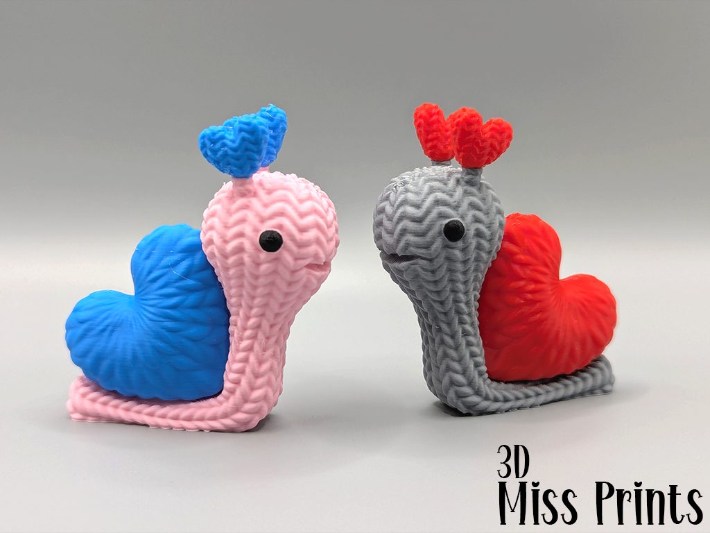#786 knitted Love Snails — vue 10
