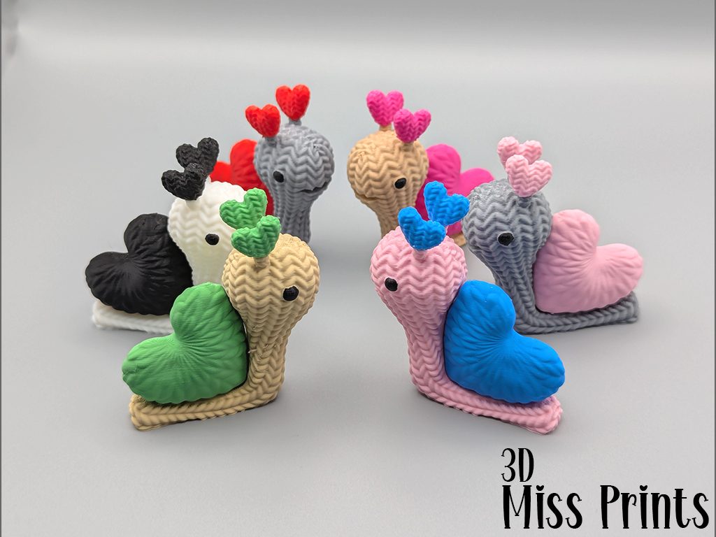 #786 knitted Love Snails — vue 13