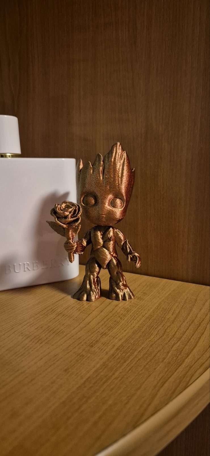 #793 3D Printed Teenage Groot with Flower — vue 1