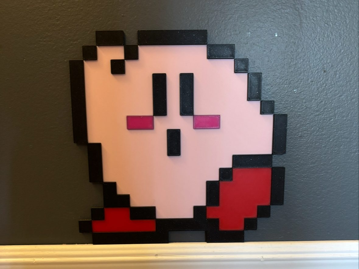 8bit Kirby Wall Art — vue 1