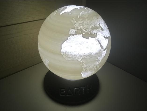 Earth Globe Lamp (2) — vue 2