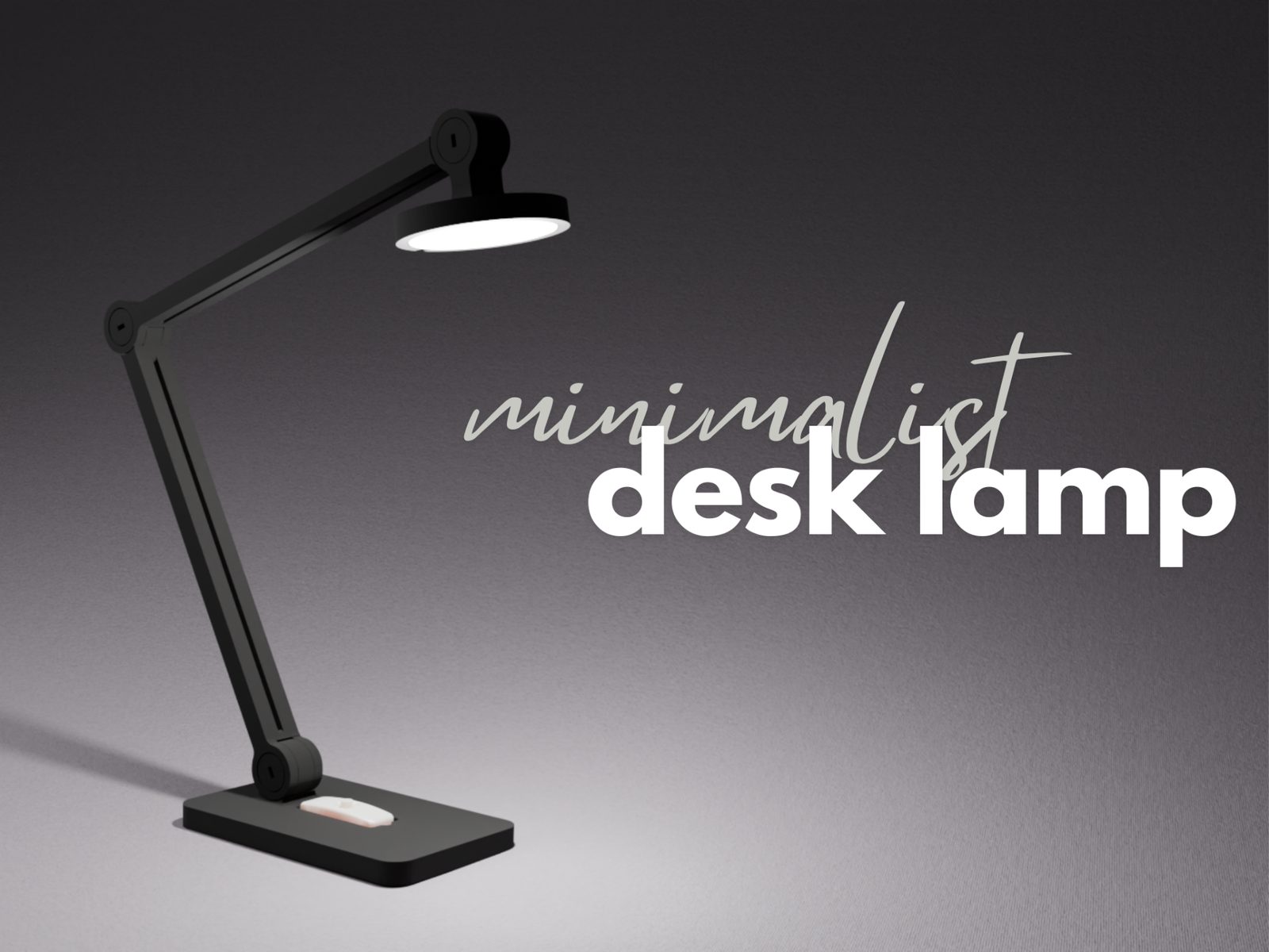 A Modern Desk Lamp (Lamp Kit 001) — vue 1
