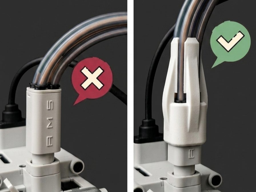 A1 A1mini PTFE Tube Support — vue 1