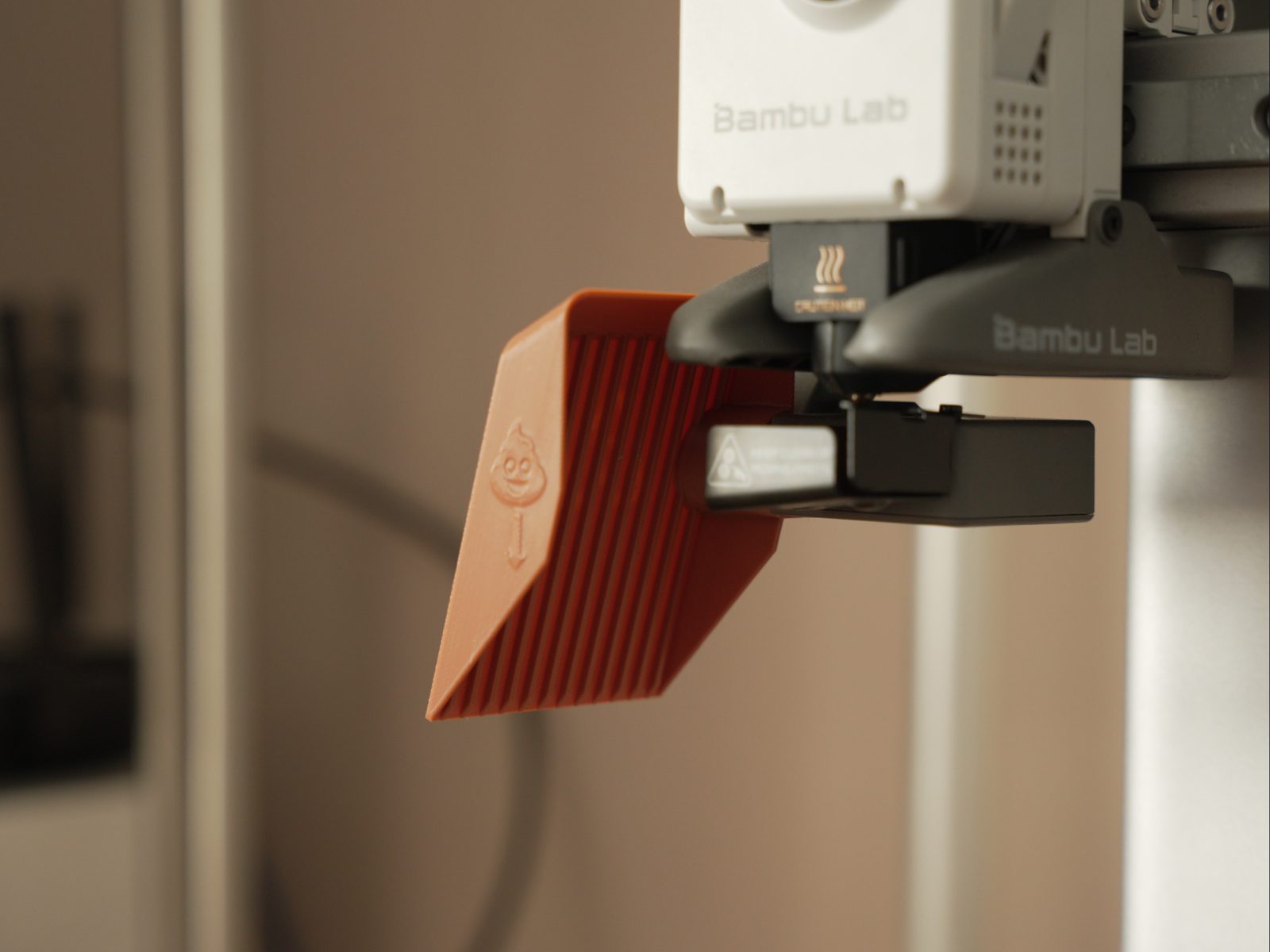 A1 Anti-stick purge poop deflector — vue 1