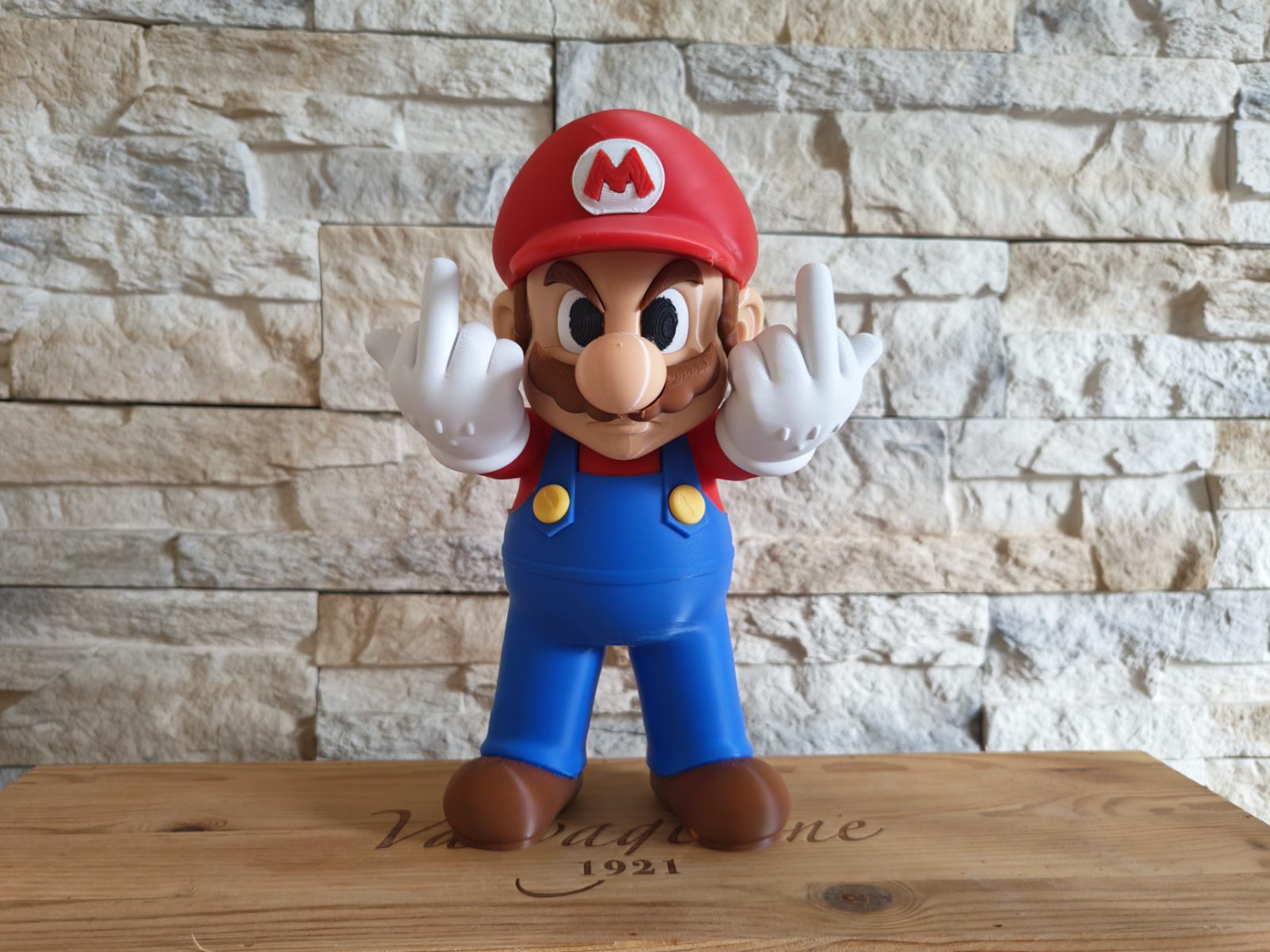 Angry Mario - Multi-Color / Multi-Part — vue 1