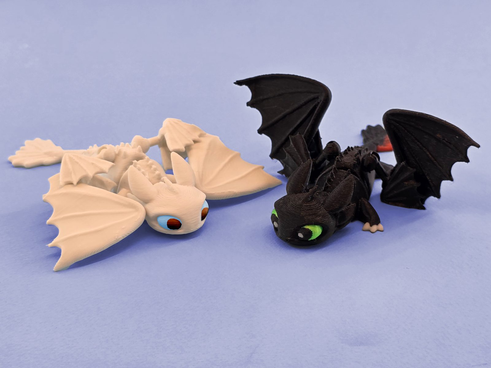 Articulated toothless nightfury dragon — vue 1