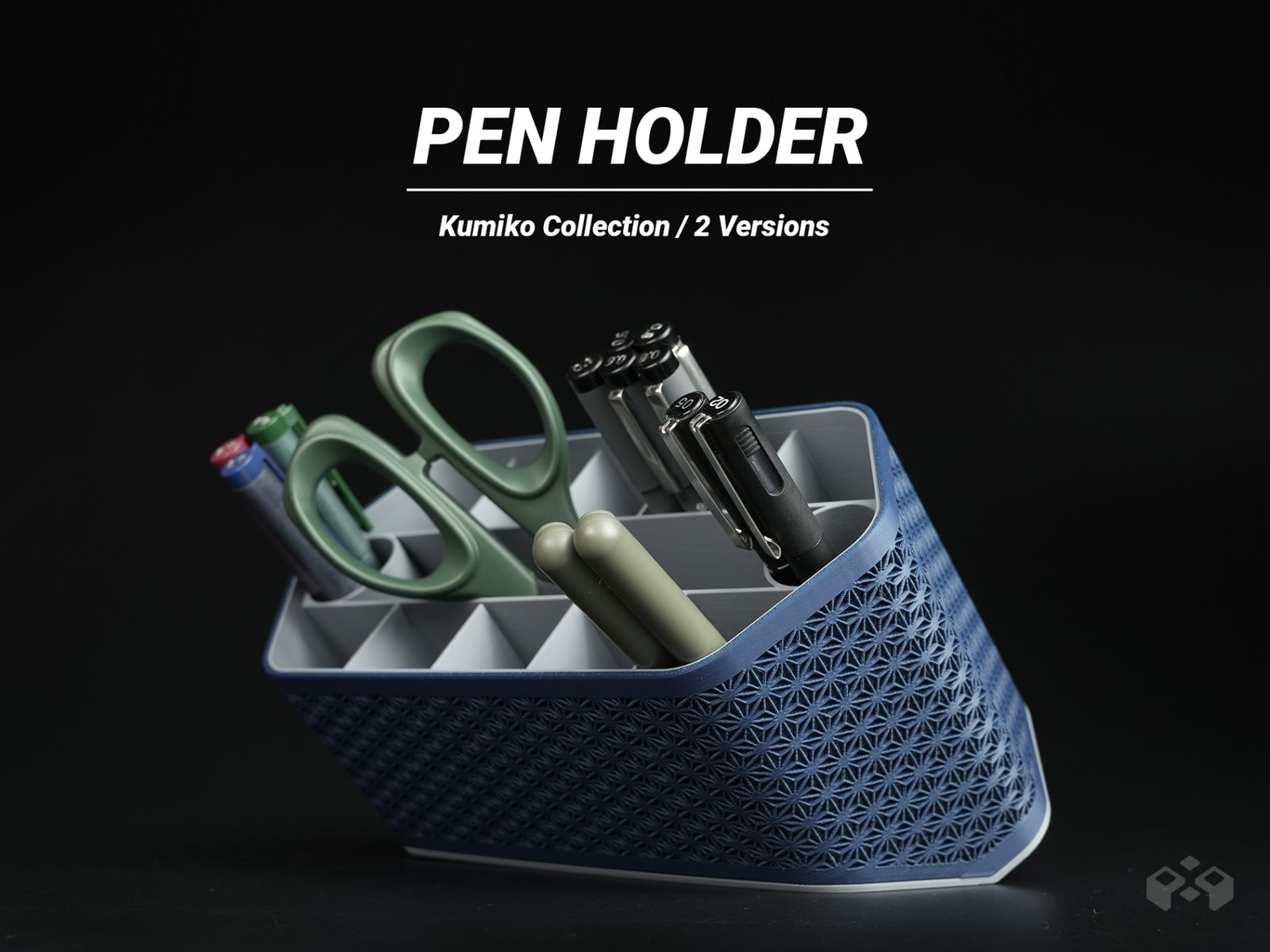Asanoha Pen Holder - Desk Organizer — vue 1