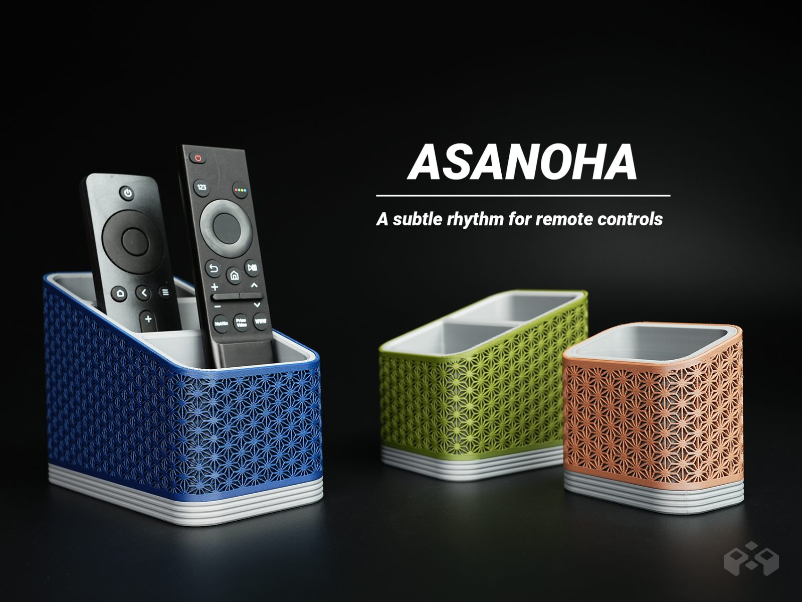 Asanoha Remote Control Holder — vue 1