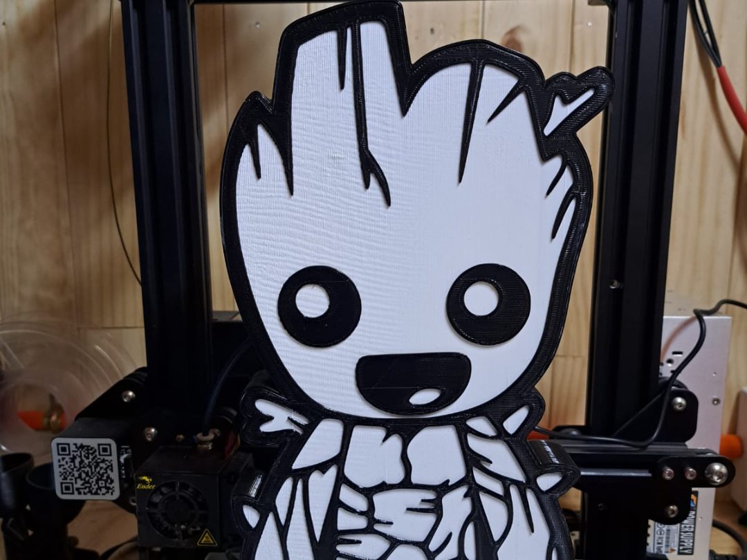 baby groot lampara — vue 1
