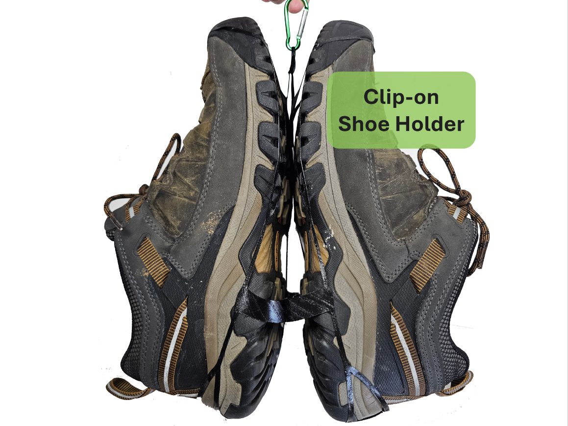 Backpack Clip-on Shoe Holder (TPU) — vue 1