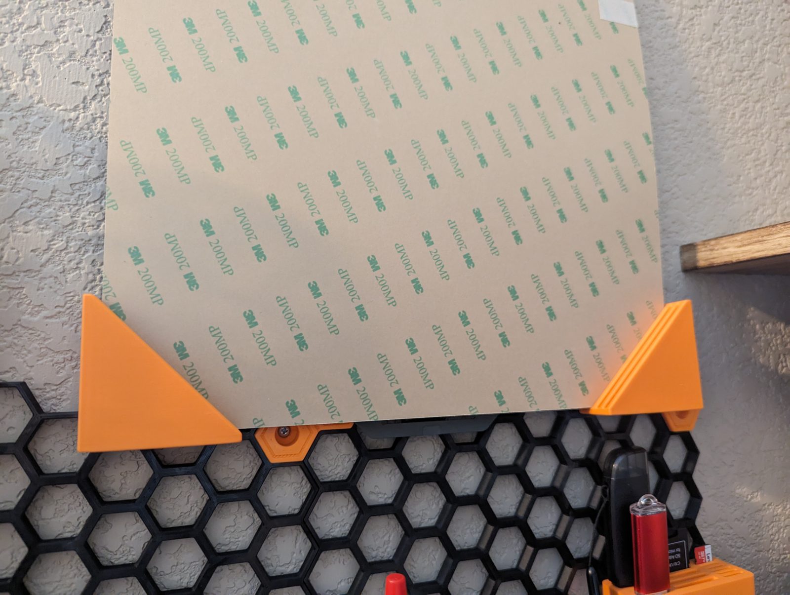 Bambu build plate holder for HSW — vue 1