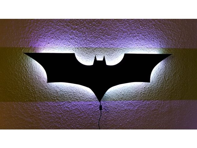 Bat LED wall lamp — vue 4