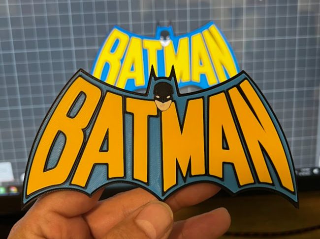 Batman 1970-1972 Comic Book Logo - Magnet — vue 1