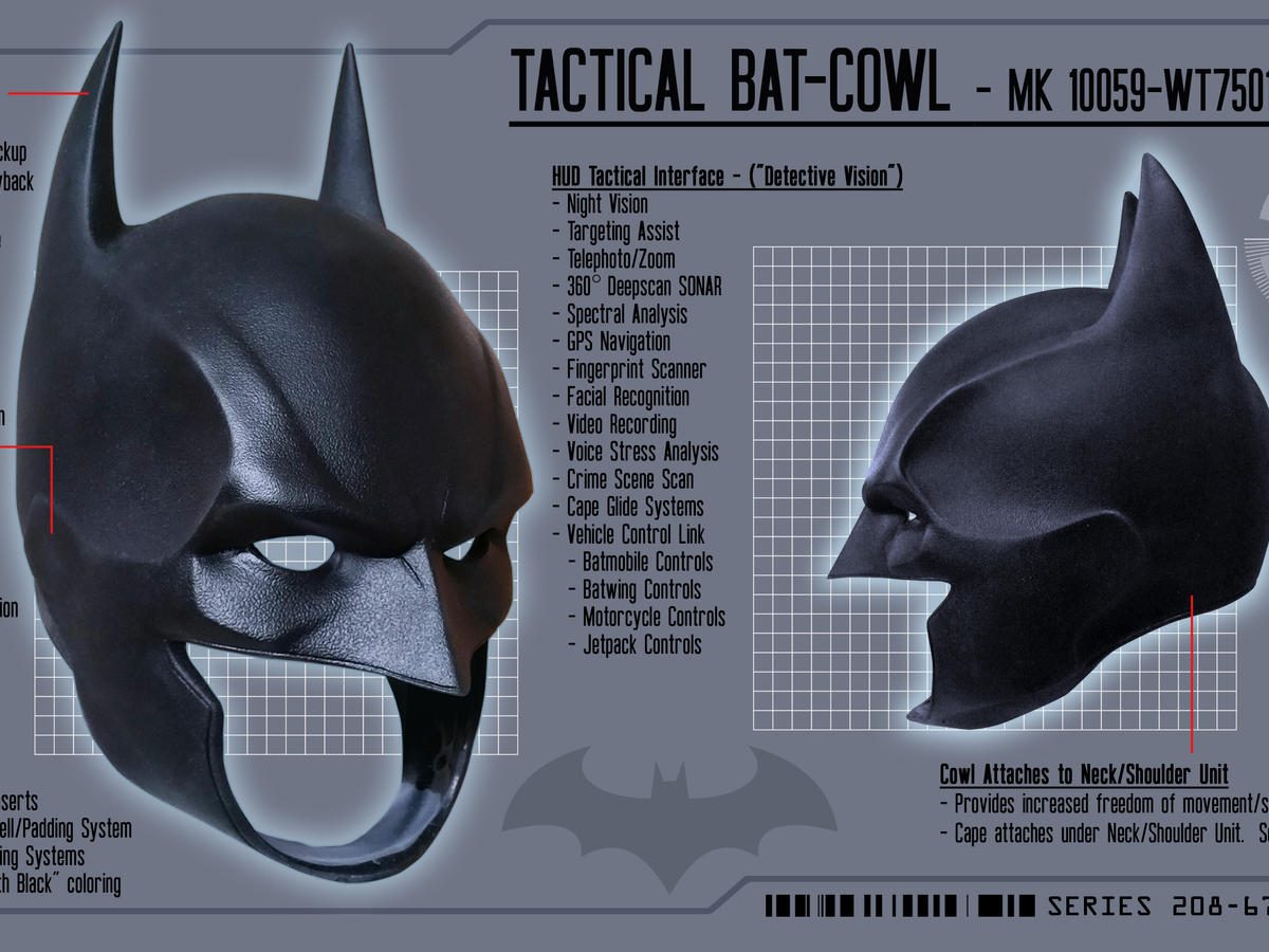 Batman Arkham Origins Cowl — vue 1