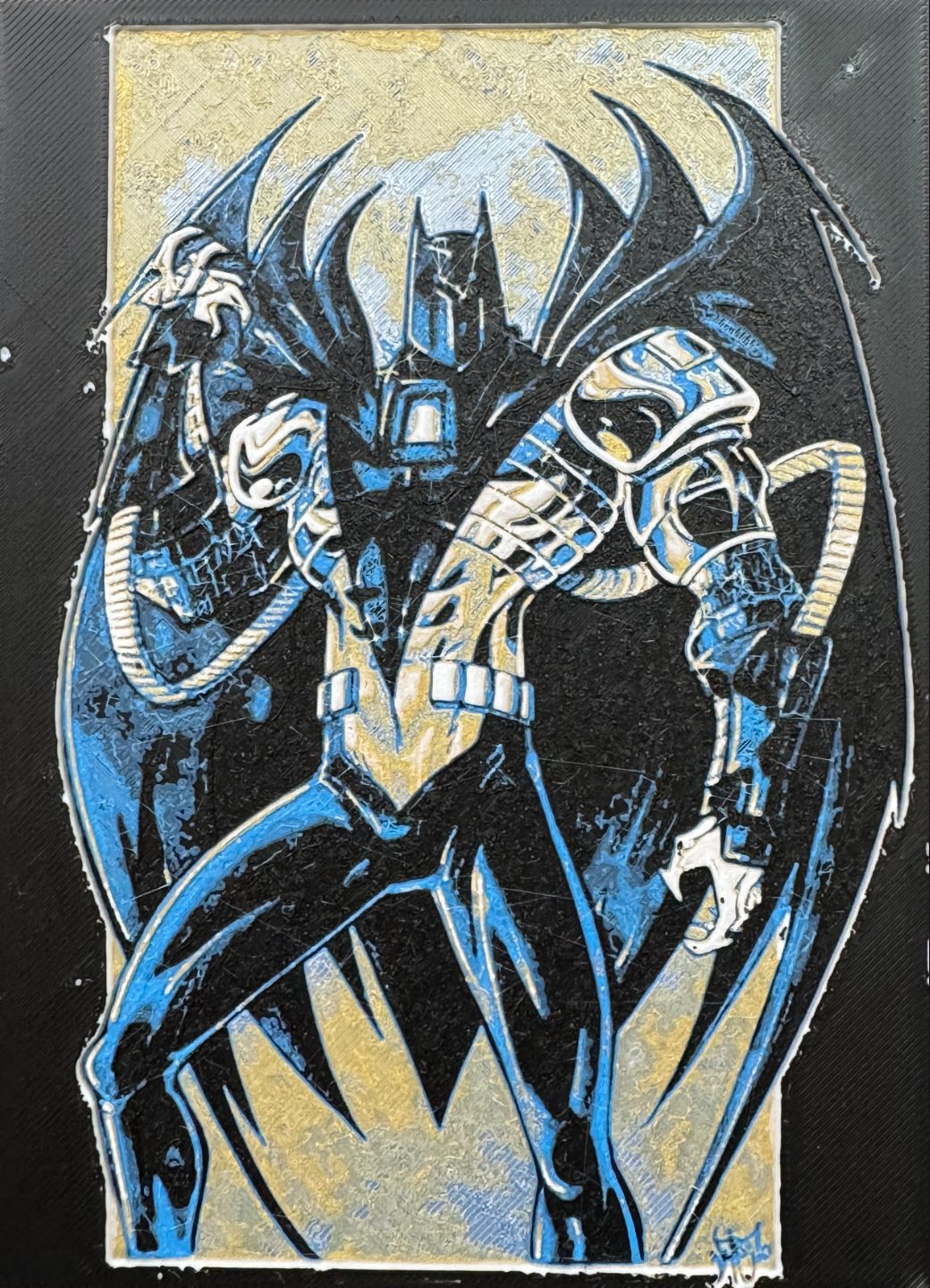 Batman Azrael HueForge — vue 1