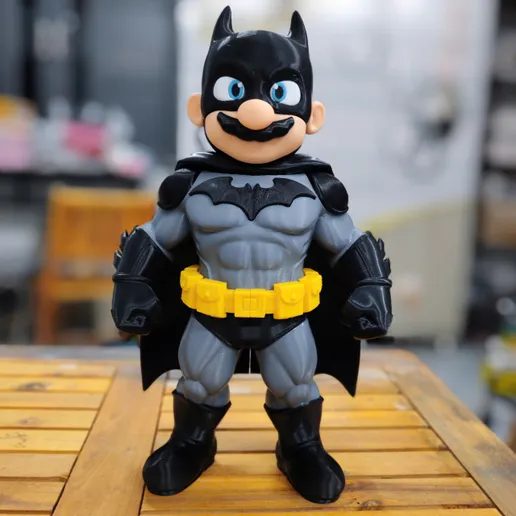 Batmario - mario x batman fusion Fan art — vue 1