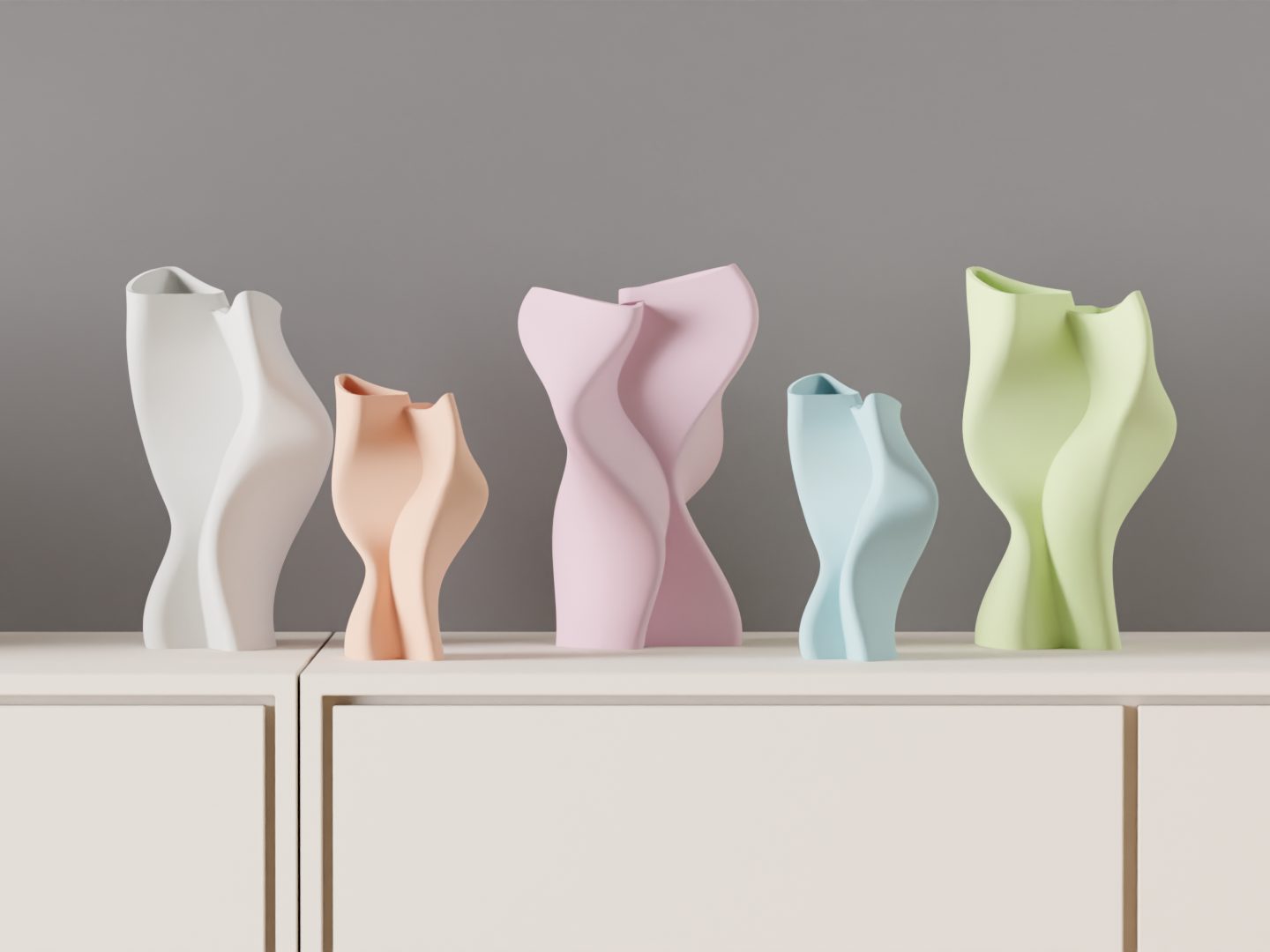 Beautiful Vase. Modern Wobble sculpture — vue 1