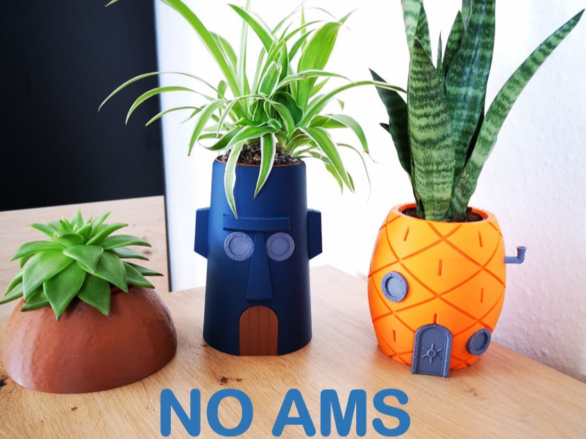 Bikini Bottom Spongebob Planter — vue 1