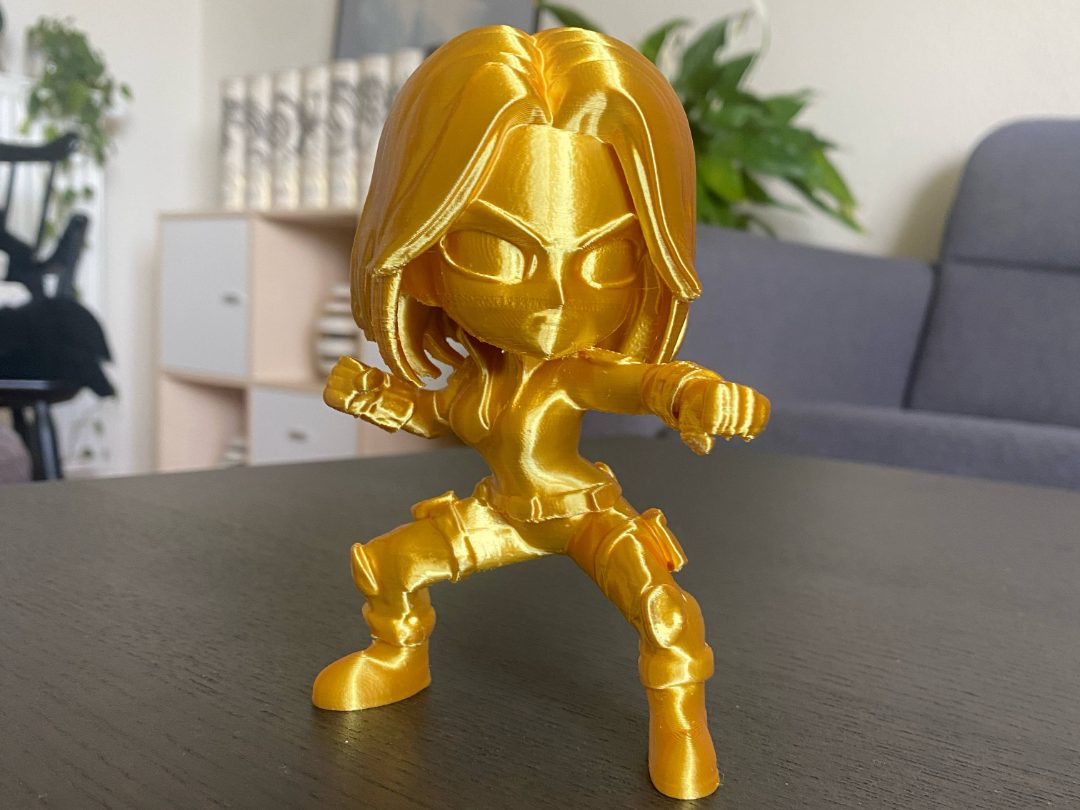 Black Widow from Marvel Universe Chibi style — vue 1
