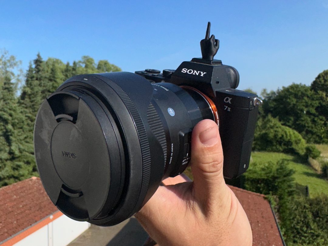 Blitzschuh, Schutzkappe Sony A7 Mittelfinger — vue 1