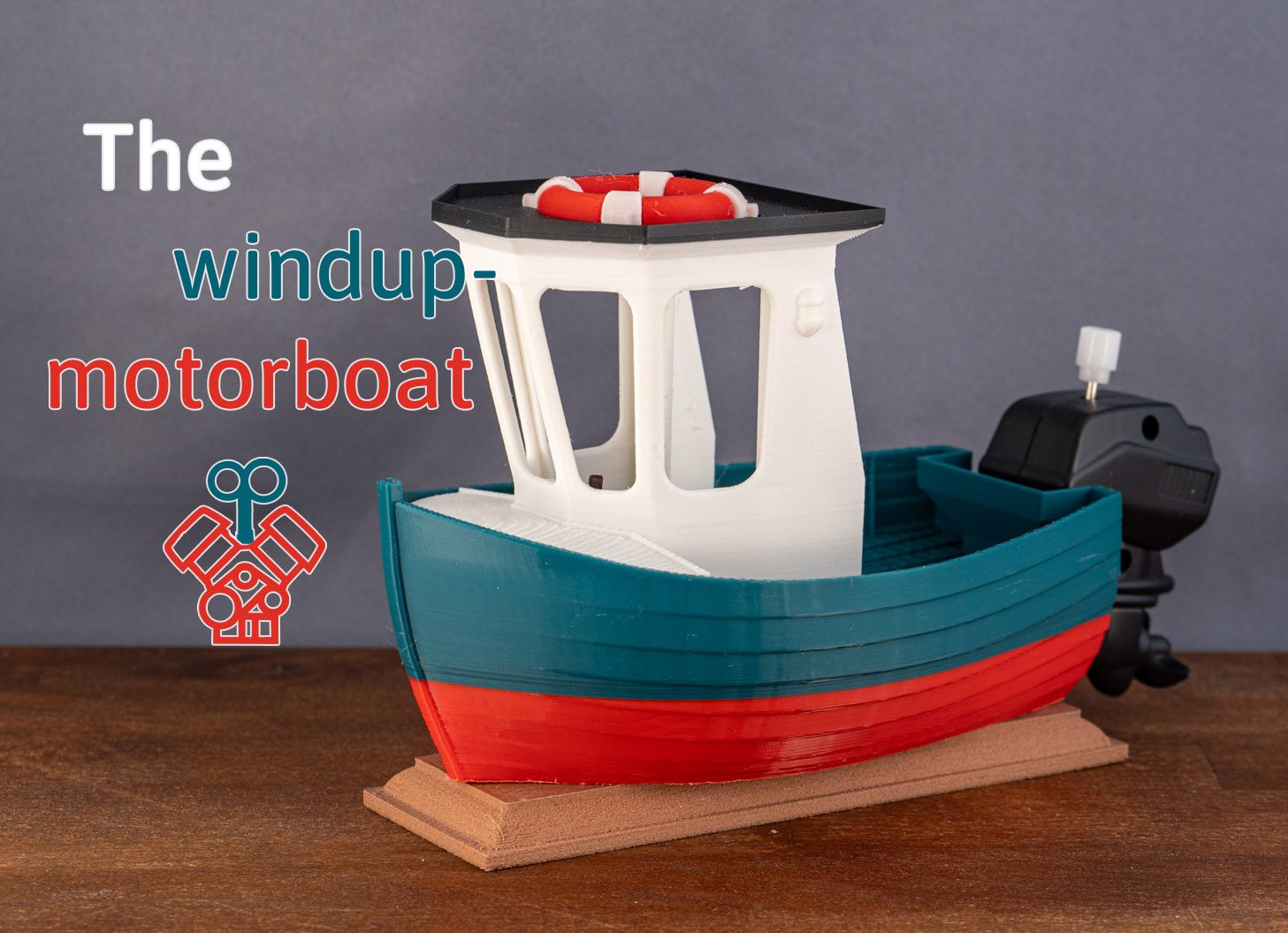 Boat Model 010 - The windup-motor boat — vue 1