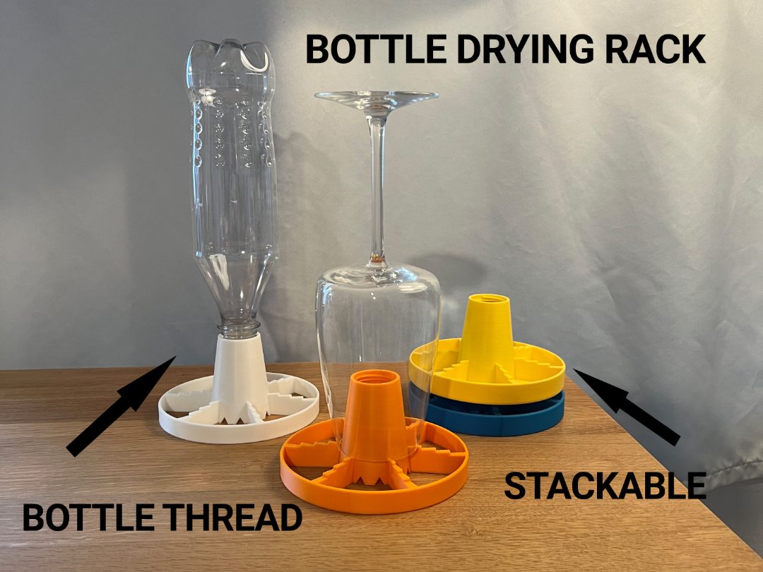 Bottle Drying Rack — vue 1