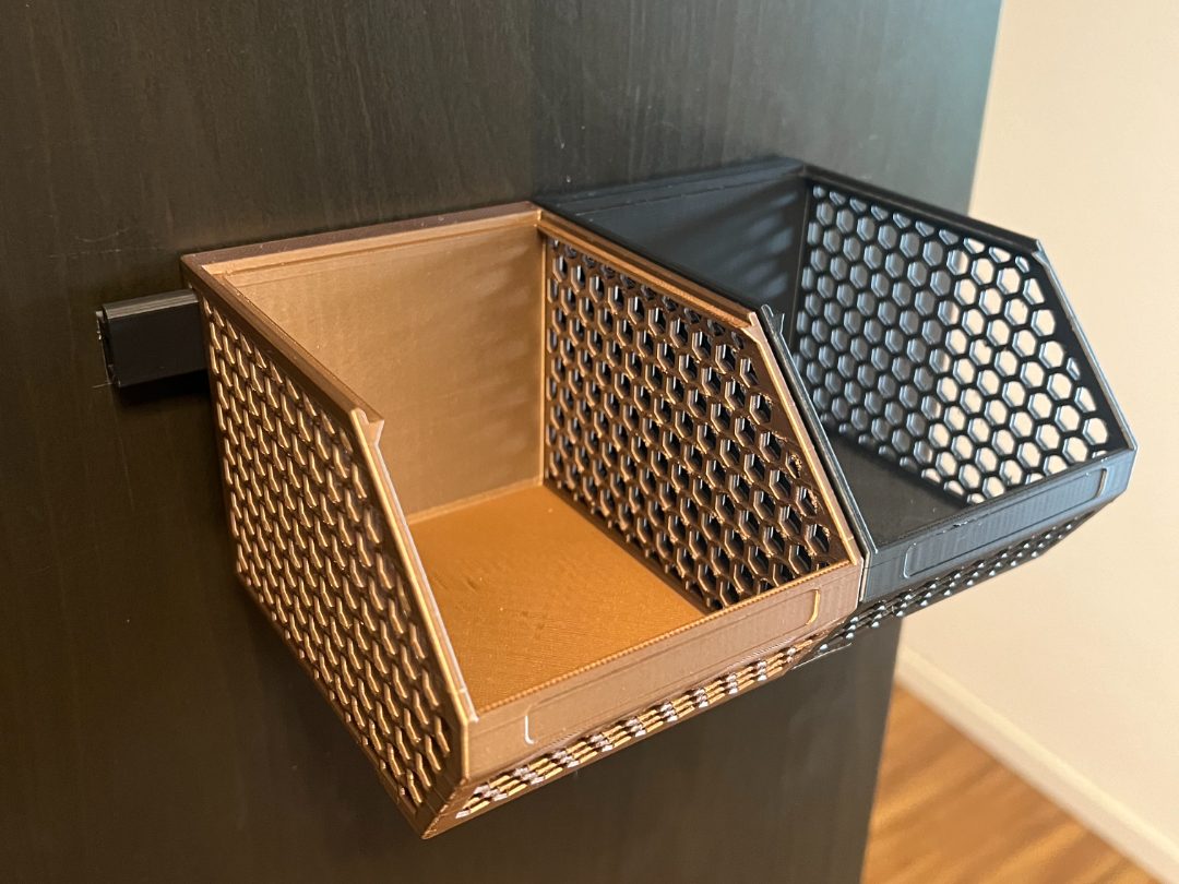 Boxen Stappelbar und Einhängbar Honeycomb — vue 1